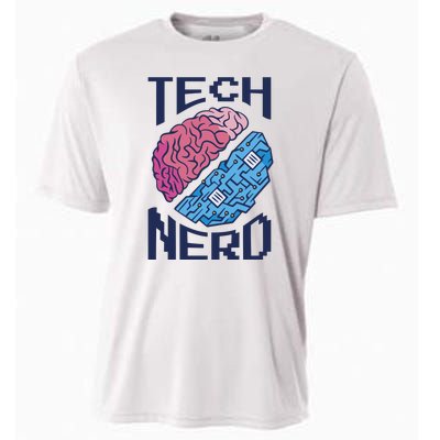 Tech Nerd Brain Cooling Performance Crew T-Shirt