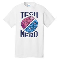 Tech Nerd Brain Tall T-Shirt