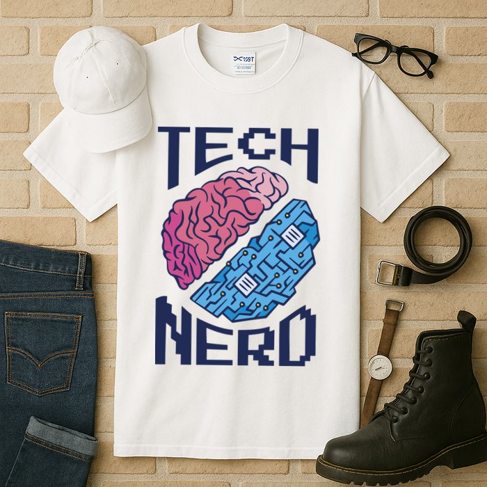 Tech Nerd Brain Tall T-Shirt