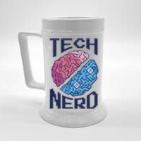 Tech Nerd Brain Beer Stein