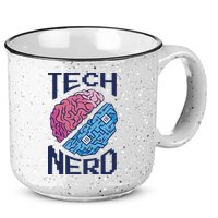 Tech Nerd Brain 15oz Campfire Ceramic Mug