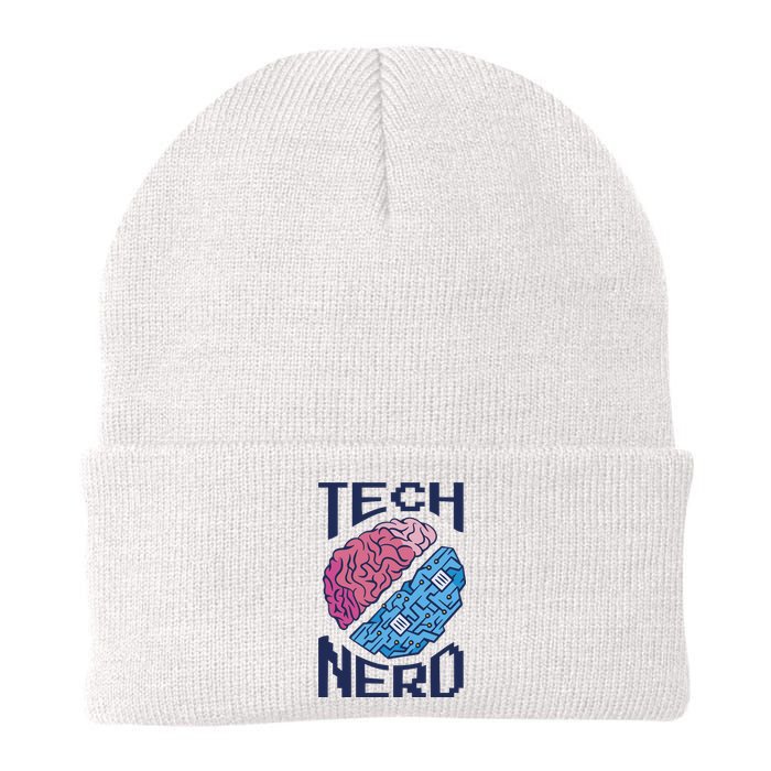 Tech Nerd Brain Knit Cap Winter Beanie