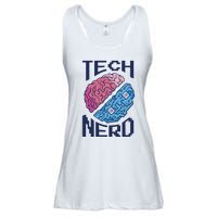 Tech Nerd Brain Ladies Essential Flowy Tank