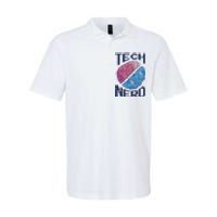 Tech Nerd Brain Softstyle Adult Sport Polo