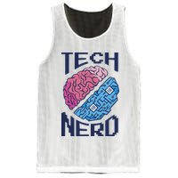 Tech Nerd Brain Mesh Reversible Basketball Jersey Tank