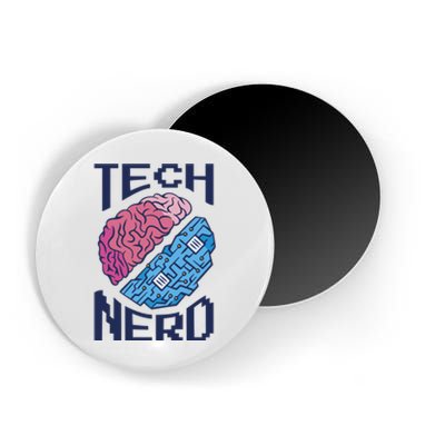 Tech Nerd Brain Magnet