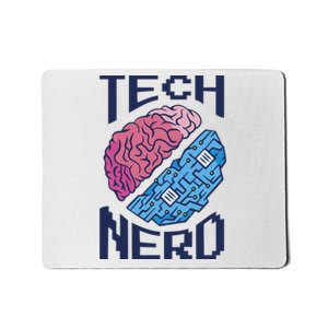 Tech Nerd Brain Mousepad