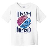 Tech Nerd Brain Toddler T-Shirt