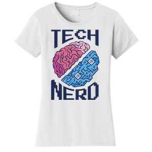 Tech Nerd Brain Women's T-Shirt