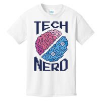 Tech Nerd Brain Kids T-Shirt