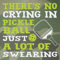 There's No Crying In Pickleball Just A Lot Of Swearing Legacy Tie Dye Trucker Hat