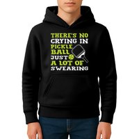 There's No Crying In Pickleball Just A Lot Of Swearing Kids Hoodie