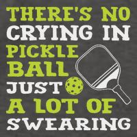 There's No Crying In Pickleball Just A Lot Of Swearing Vector Backpack