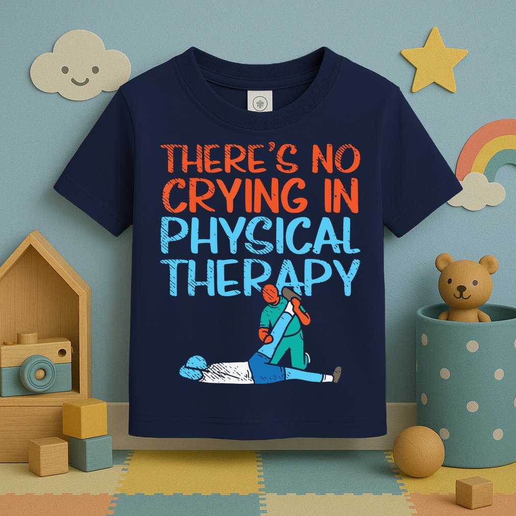 Theres No Crying In Physical Therapy Therapist Toddler T-Shirt