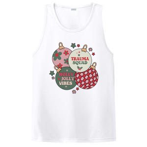 Trauma Nurse Christmas Emergency Nurse PosiCharge Competitor Tank