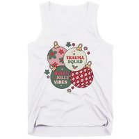 Trauma Nurse Christmas Emergency Nurse Tank Top