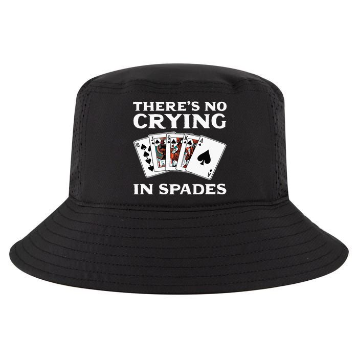Theres No Crying In Spades Card Game Cool Comfort Performance Bucket Hat