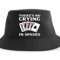 Theres No Crying In Spades Card Game Sustainable Bucket Hat