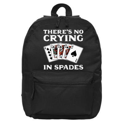 Theres No Crying In Spades Card Game 16 in Basic Backpack