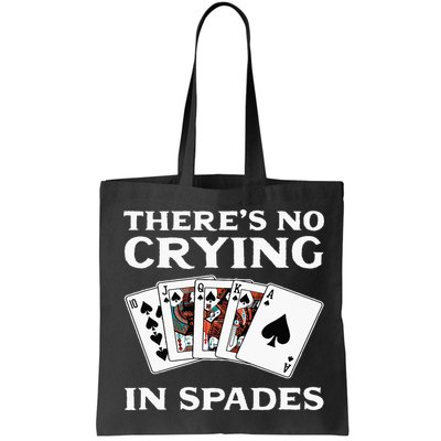 Theres No Crying In Spades Card Game Bag