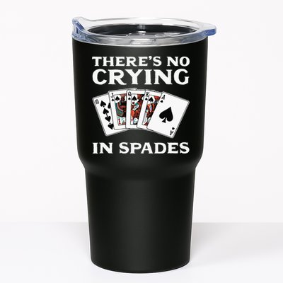 Theres No Crying In Spades Card Game Tumbler