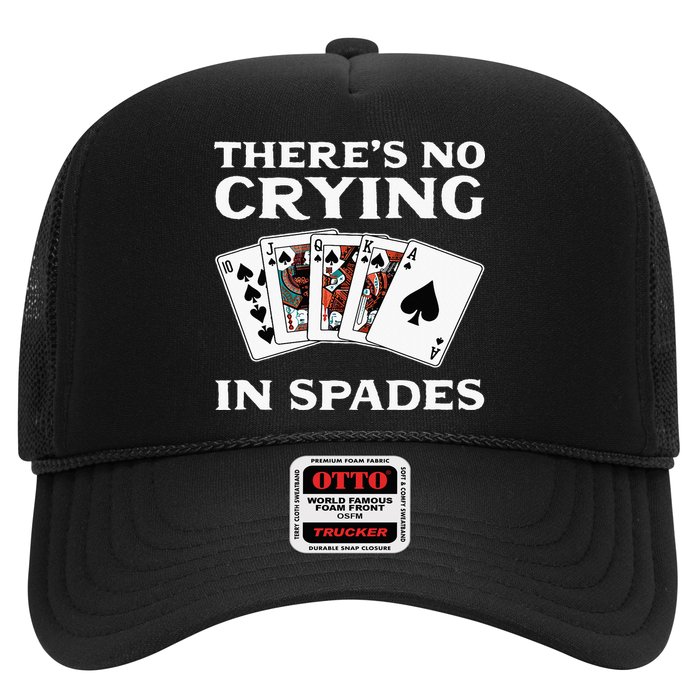 Theres No Crying In Spades Card Game Hat