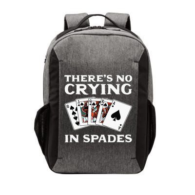 Theres No Crying In Spades Card Game Vector Backpack
