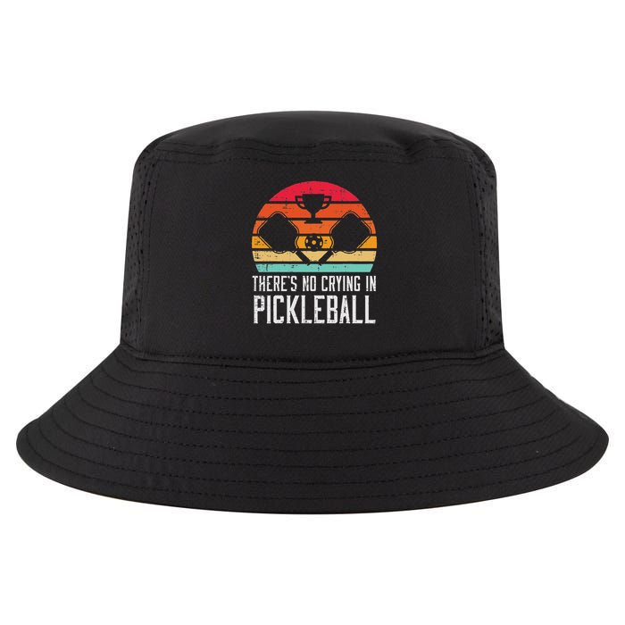 Theres No Crying In Pickleball Pickle Ball Women Cool Comfort Performance Bucket Hat