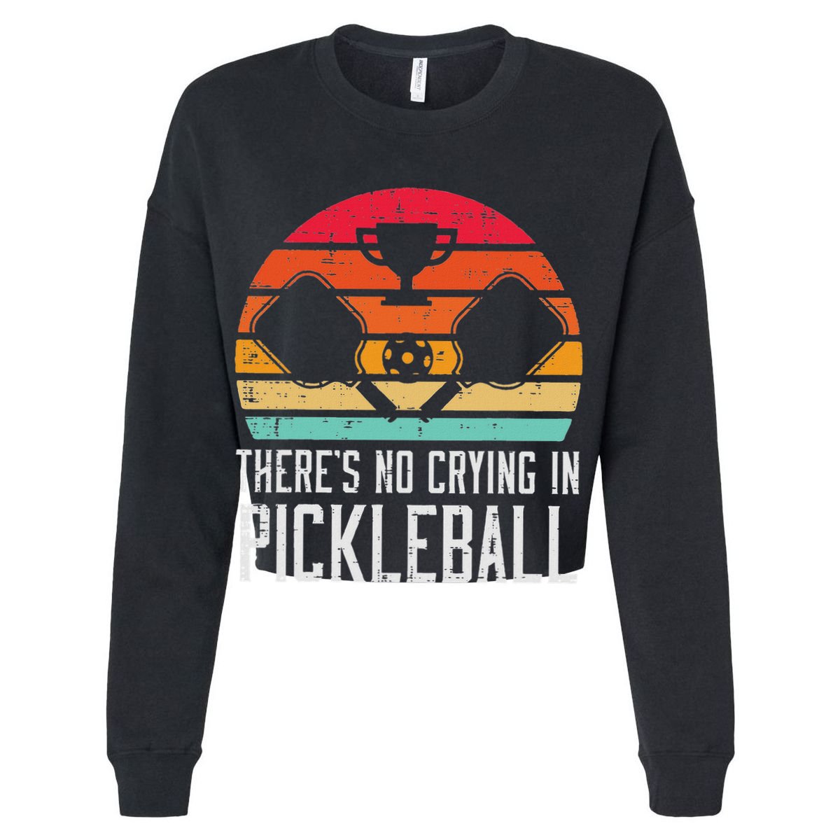 Theres No Crying In Pickleball Pickle Ball Women Cooling Performance Crew T-Shirt
