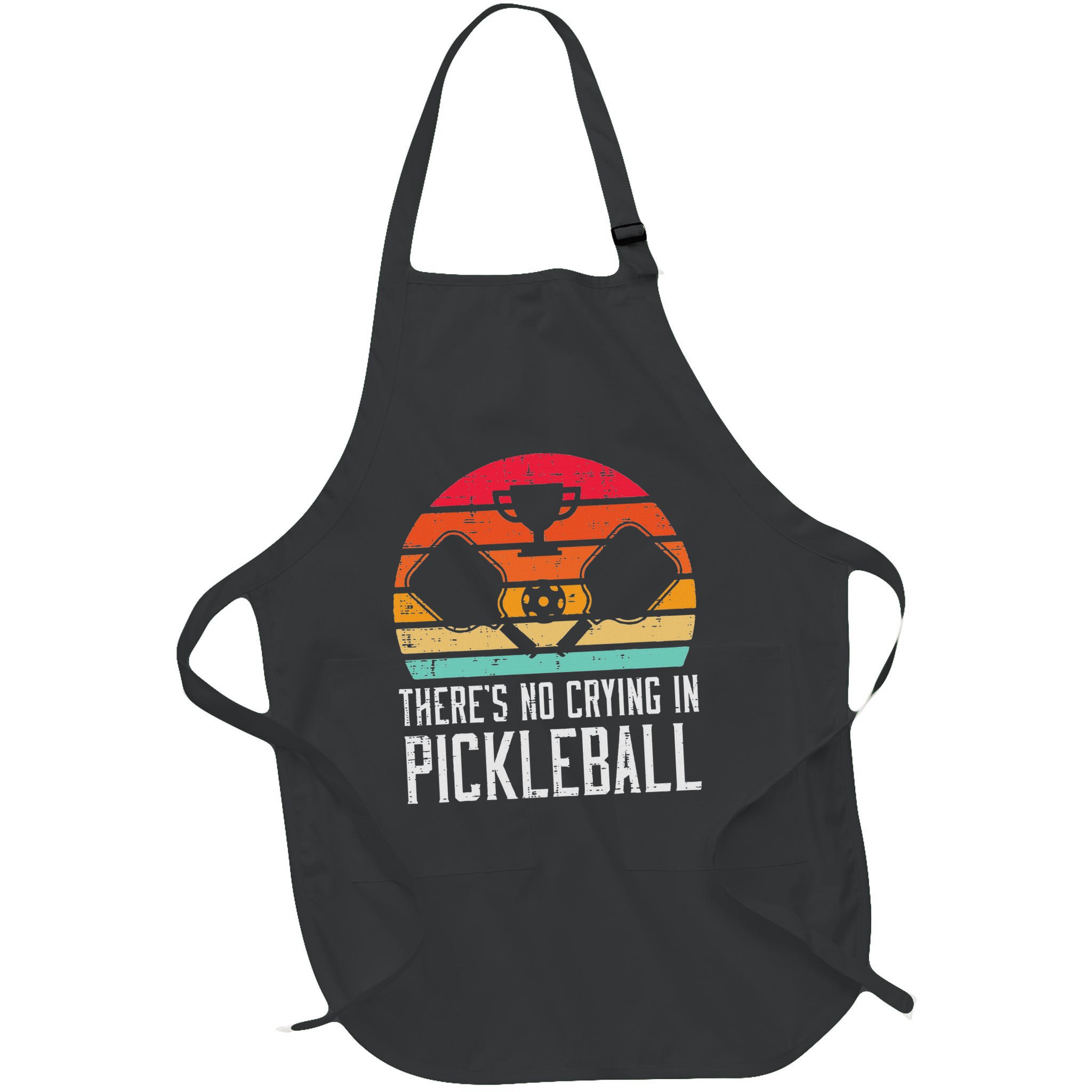 Theres No Crying In Pickleball Pickle Ball Women Apron