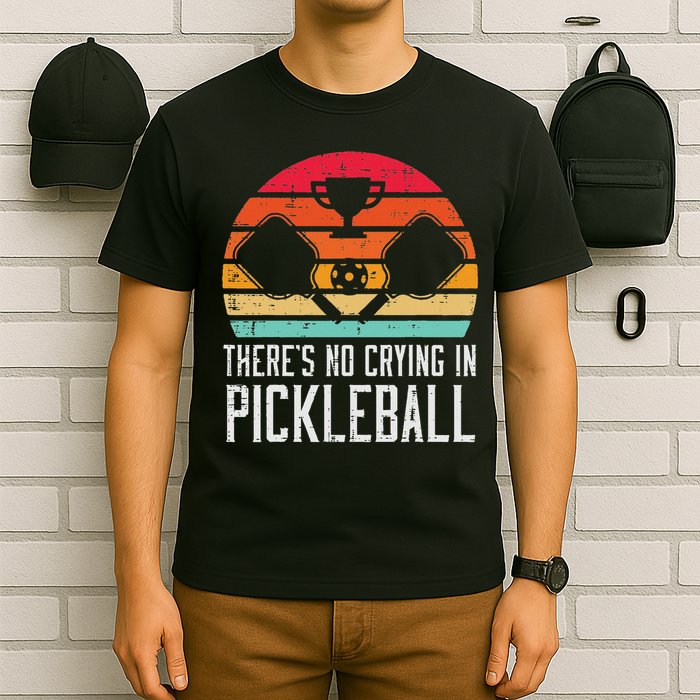 Theres No Crying In Pickleball Pickle Ball Women T-Shirt