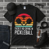 Theres No Crying In Pickleball Pickle Ball Women Tall T-Shirt
