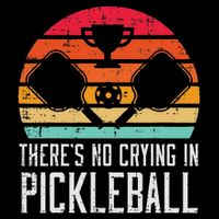 Theres No Crying In Pickleball Pickle Ball Women Drawstring Bag