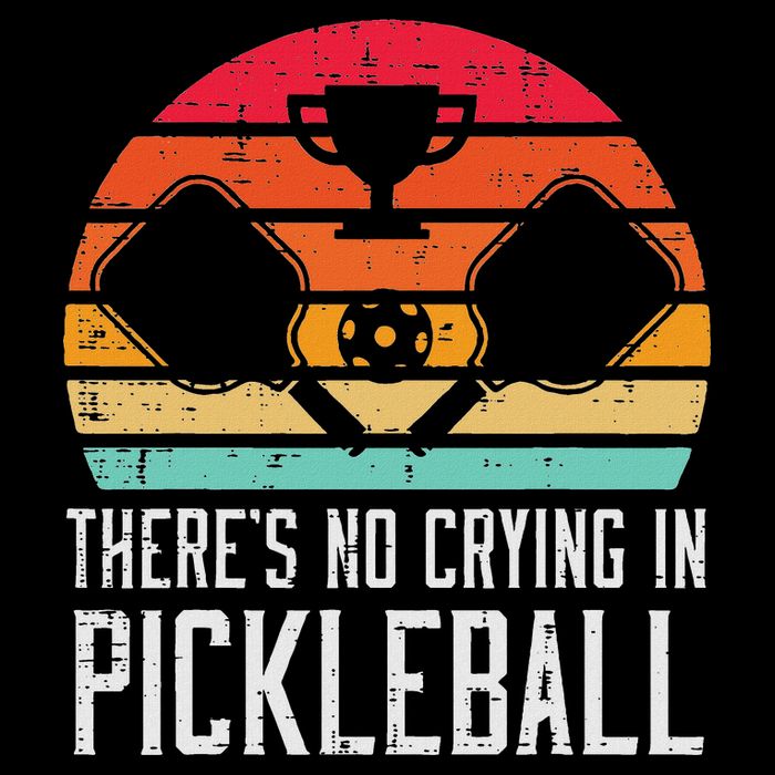Theres No Crying In Pickleball Pickle Ball Women Drawstring Bag