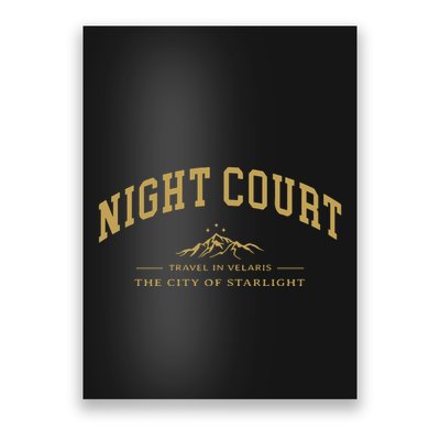 The Night Court Acotar Velaris Poster