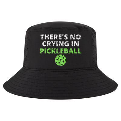 There's No Crying In Pickleball Paddles Sport Cool Comfort Performance Bucket Hat