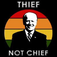 Thief Not Chief Funny Anti Joe Biden Impact Tech Backpack