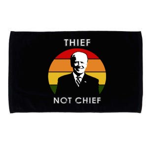 Thief Not Chief Funny Anti Joe Biden Microfiber Hand Towel