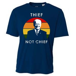 Thief Not Chief Funny Anti Joe Biden Cooling Performance Crew T-Shirt