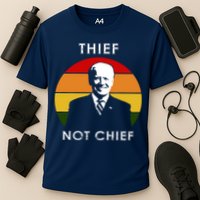 Thief Not Chief Funny Anti Joe Biden Cooling Performance Crew T-Shirt