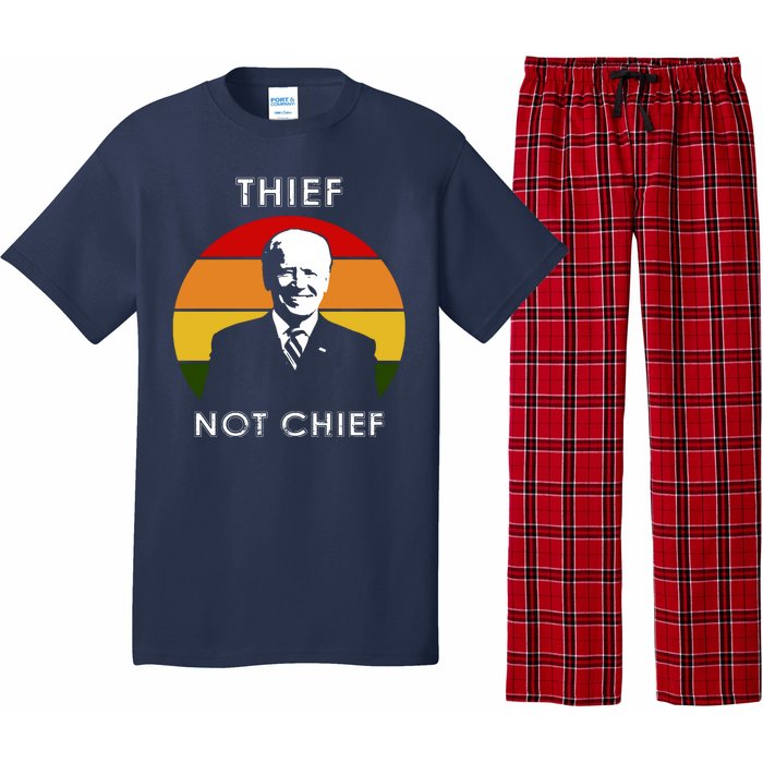 Thief Not Chief Funny Anti Joe Biden Pajama Set