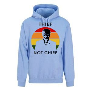 Thief Not Chief Funny Anti Joe Biden Unisex Surf Hoodie