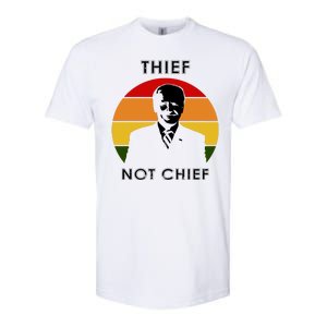 Thief Not Chief Funny Anti Joe Biden Softstyle CVC T-Shirt