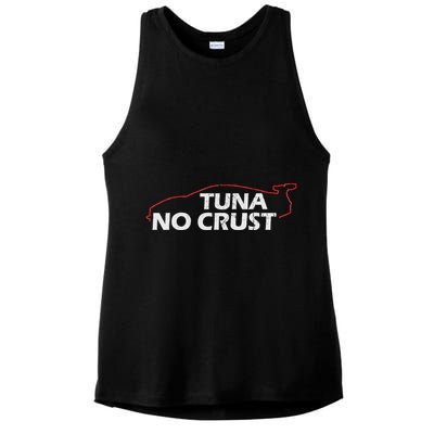 Tuna No Crust Cool For Tuna Lovers Ladies PosiCharge Tri-Blend Wicking Tank