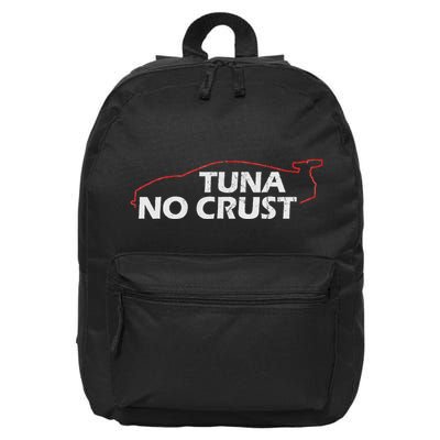 Tuna No Crust Cool For Tuna Lovers 16 in Basic Backpack