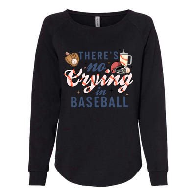 ThereS No Crying In Boojee Baseball Mama Womens California Wash Sweatshirt