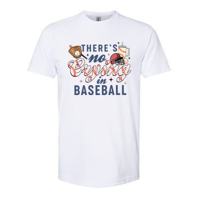 ThereS No Crying In Boojee Baseball Mama Softstyle CVC T-Shirt