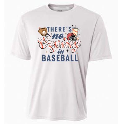 ThereS No Crying In Boojee Baseball Mama Cooling Performance Crew T-Shirt