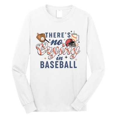 ThereS No Crying In Boojee Baseball Mama Long Sleeve Shirt