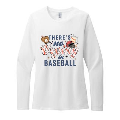 ThereS No Crying In Boojee Baseball Mama Womens CVC Long Sleeve Shirt